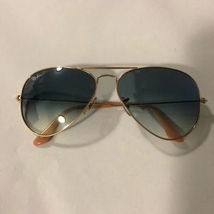 Blue lens Ray Ban sunglasses